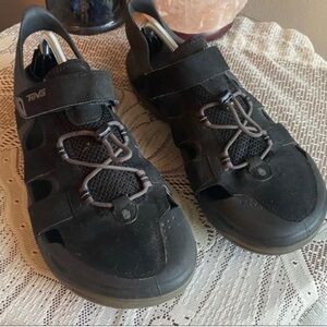 Teva Sandal Mens Size 12 Black Flintwood Outdoor Hiking Sandal